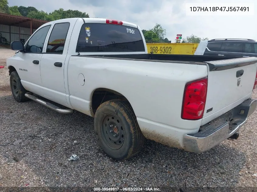 1D7HA18P47J567491 2007 Dodge Ram 1500 St