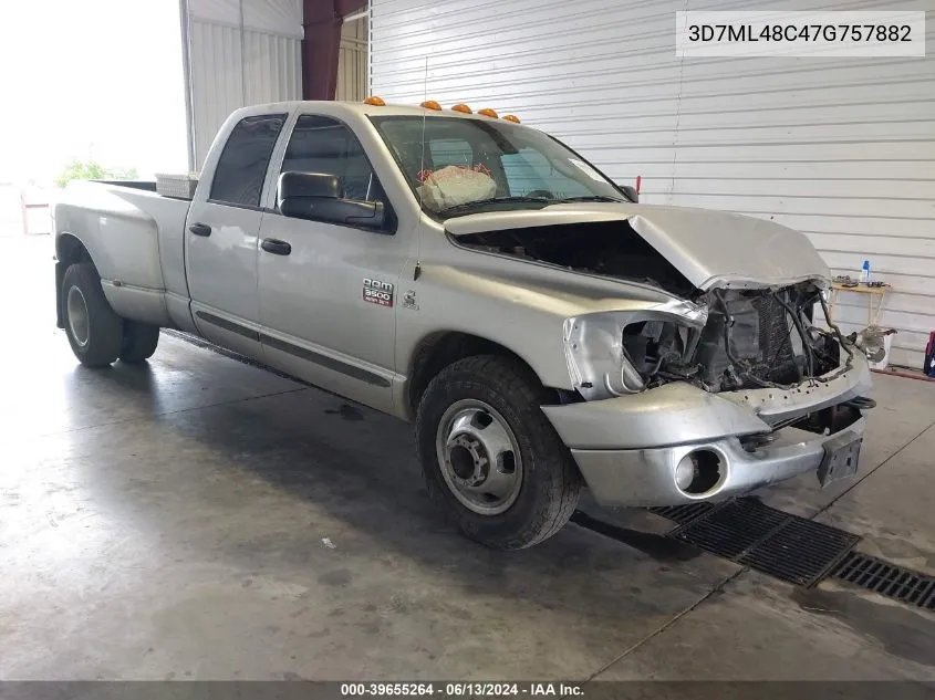 2007 Dodge Ram 3500 Slt/Sport VIN: 3D7ML48C47G757882 Lot: 39655264