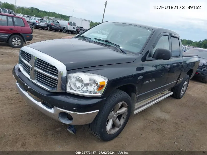 1D7HU18217S189152 2007 Dodge Ram 1500 Slt/Trx4 Off Road/Sport