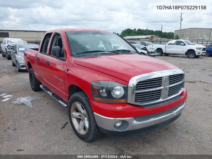 2007 Dodge Ram 1500 Slt VIN: 1D7HA18P87S153544 Lot: 39464856