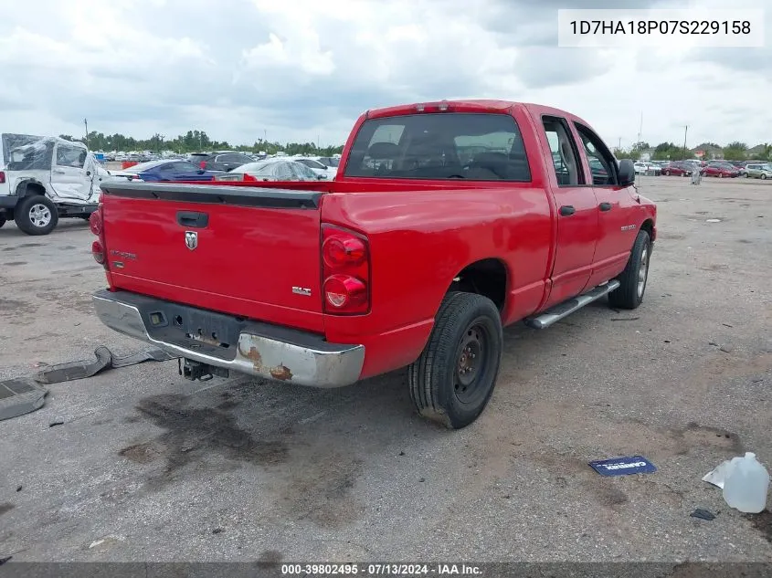 2007 Dodge Ram 1500 Slt VIN: 1D7HA18P87S153544 Lot: 39464856