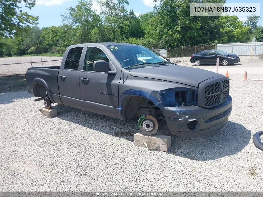 2007 Dodge Ram 1500 Slt VIN: 1D7HA18N87J635323 Lot: 39824460