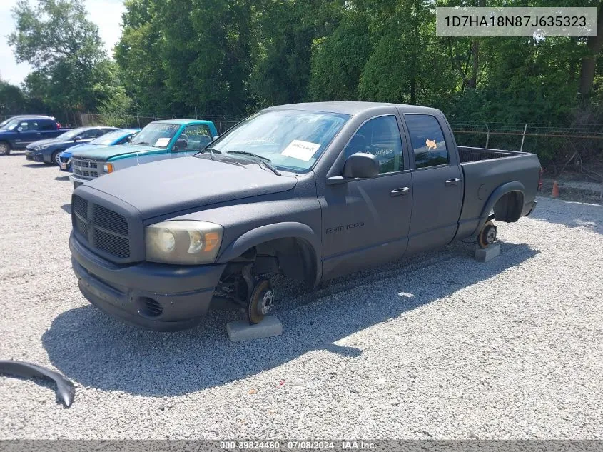 2007 Dodge Ram 1500 Slt VIN: 1D7HA18N87J635323 Lot: 39824460