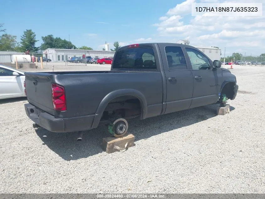 2007 Dodge Ram 1500 Slt VIN: 1D7HA18N87J635323 Lot: 39824460