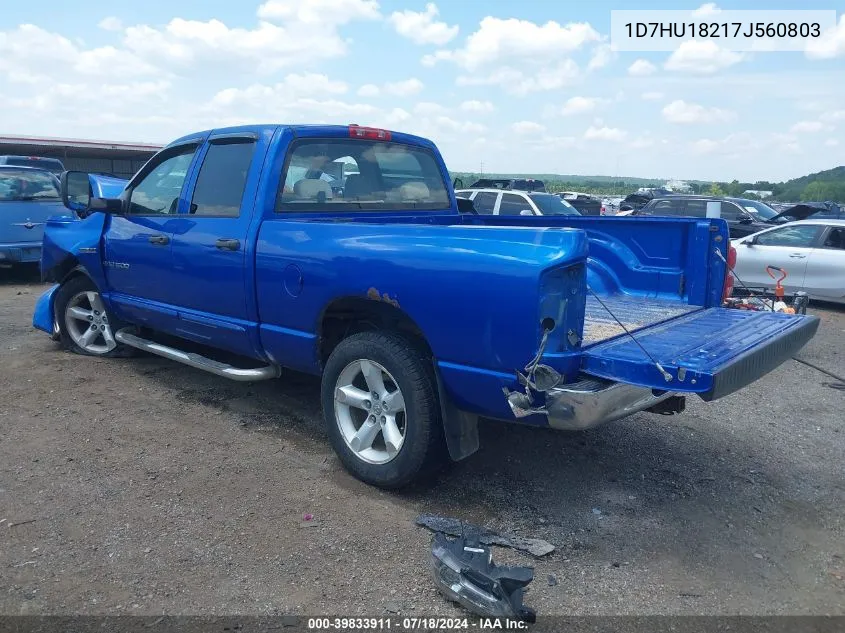 1D7HU18217J560803 2007 Dodge Ram 1500 Slt/Trx4 Off Road/Sport