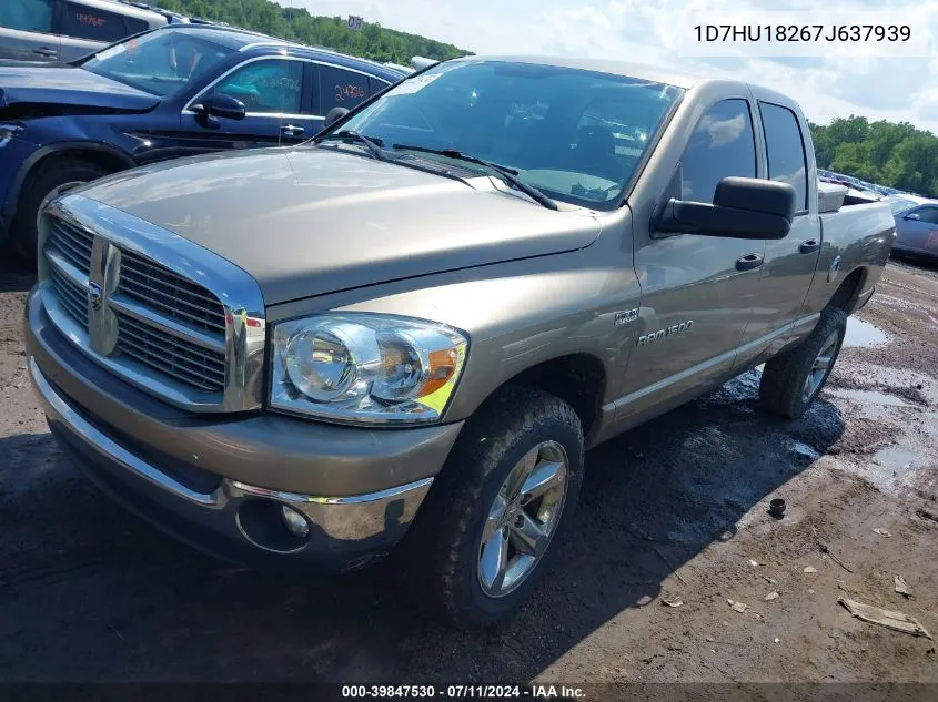 2007 Dodge Ram 1500 Slt/Trx4 Off Road/Sport VIN: 1D7HU18267J637939 Lot: 39847530