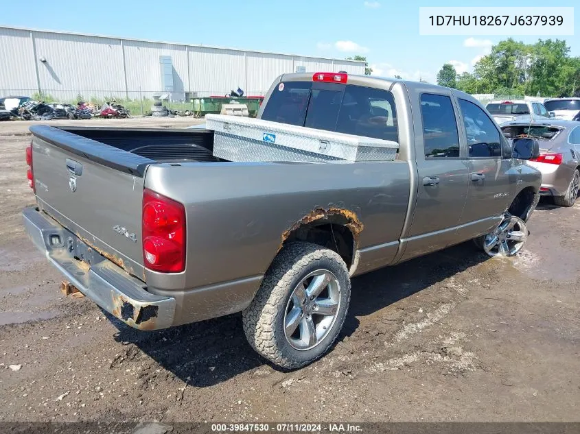 1D7HU18267J637939 2007 Dodge Ram 1500 Slt/Trx4 Off Road/Sport