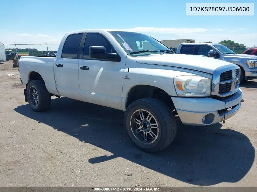 2007 Dodge Ram 2500 Slt/Trx4 Off Road/Sport/Power Wagon VIN: 1D7KS28C97J506630 Lot: 39867412