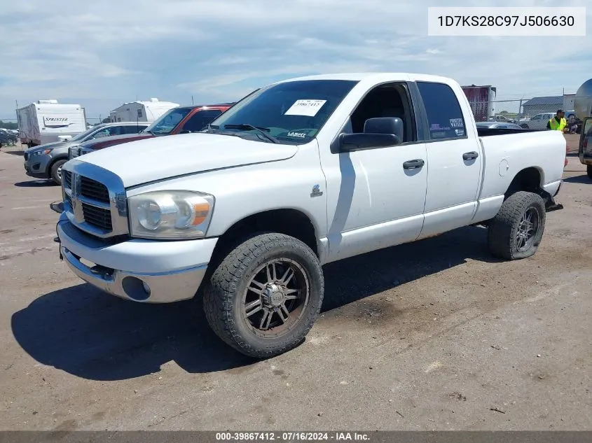 2007 Dodge Ram 2500 Slt/Trx4 Off Road/Sport/Power Wagon VIN: 1D7KS28C97J506630 Lot: 39867412