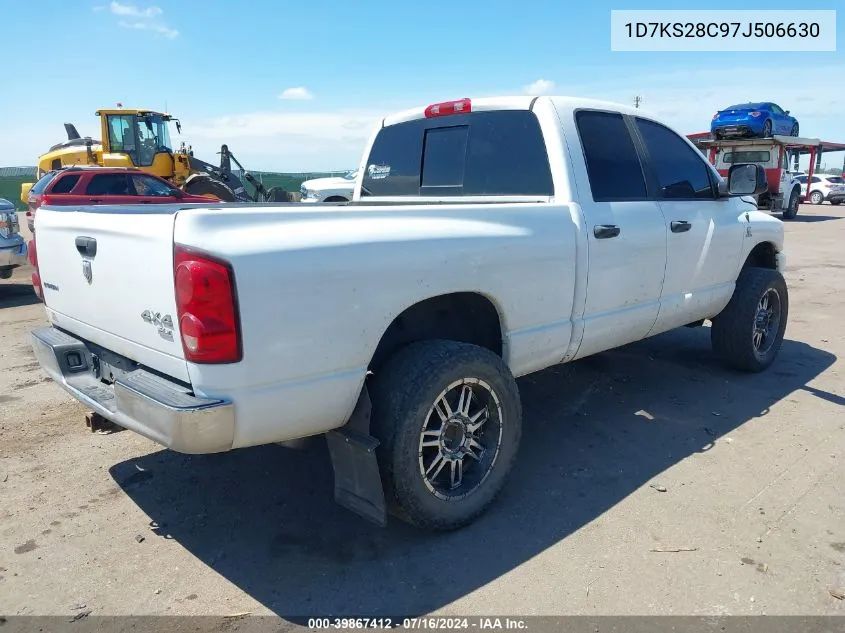 2007 Dodge Ram 2500 Slt/Trx4 Off Road/Sport/Power Wagon VIN: 1D7KS28C97J506630 Lot: 39867412