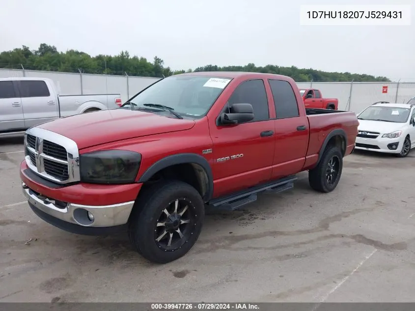 2007 Dodge Ram 1500 Slt/Trx4 Off Road/Sport VIN: 1D7HU18207J529431 Lot: 39947726