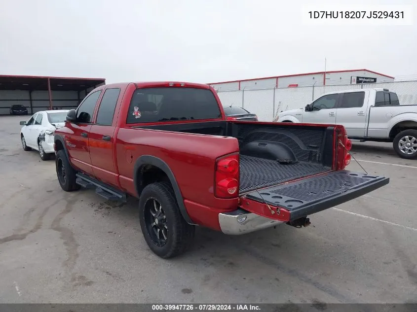 2007 Dodge Ram 1500 Slt/Trx4 Off Road/Sport VIN: 1D7HU18207J529431 Lot: 39947726