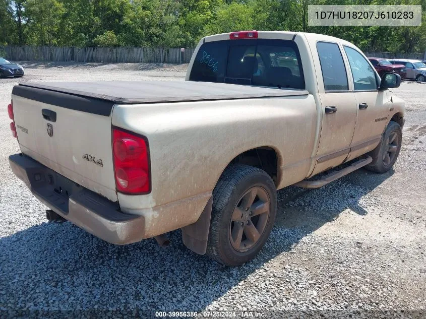 2007 Dodge Ram 1500 Slt/Trx4 Off Road/Sport VIN: 1D7HU18207J610283 Lot: 39956386