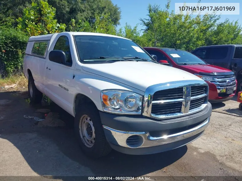 2007 Dodge Ram 1500 St VIN: 1D7HA16P17J601969 Lot: 40015314