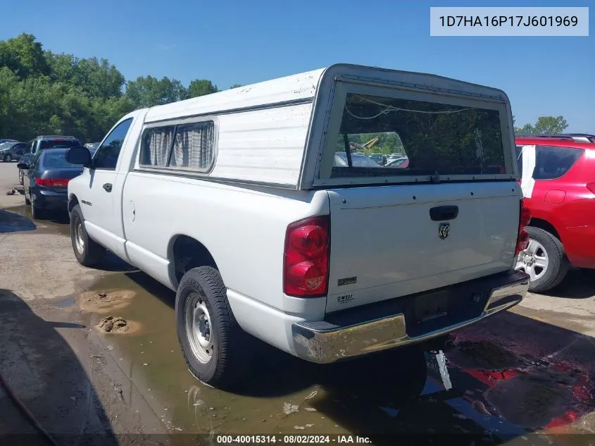 2007 Dodge Ram 1500 St VIN: 1D7HA16P17J601969 Lot: 40015314