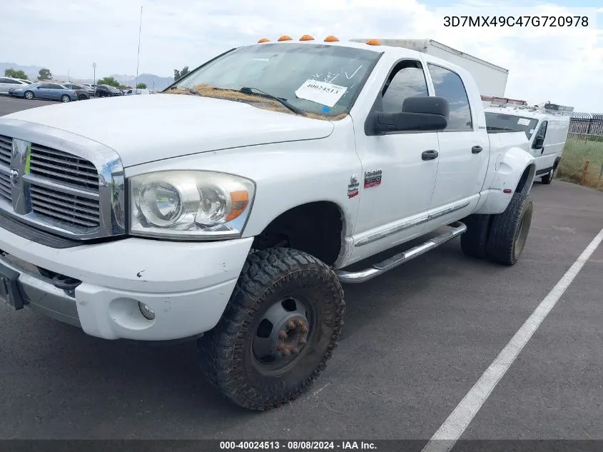 3D7MX49C47G720978 2007 Dodge Ram 3500 Laramie