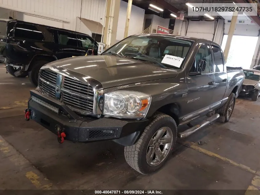 2007 Dodge Ram 1500 Laramie VIN: 1D7HU18297S247735 Lot: 40047071