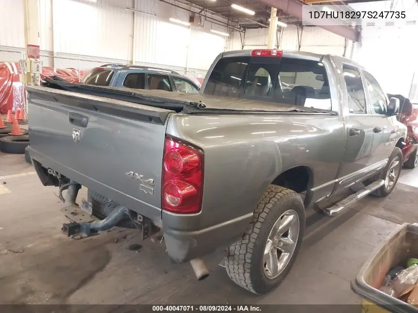 2007 Dodge Ram 1500 Laramie VIN: 1D7HU18297S247735 Lot: 40047071