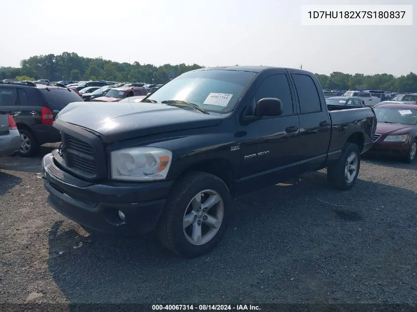 2007 Dodge Ram 1500 Slt/Trx4 Off Road/Sport VIN: 1D7HU182X7S180837 Lot: 40067314