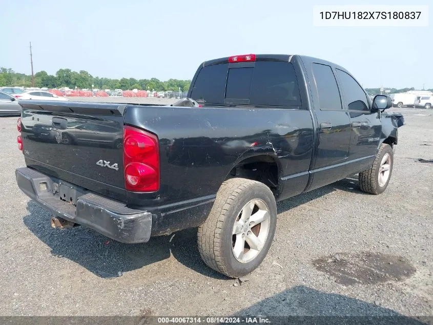 2007 Dodge Ram 1500 Slt/Trx4 Off Road/Sport VIN: 1D7HU182X7S180837 Lot: 40067314