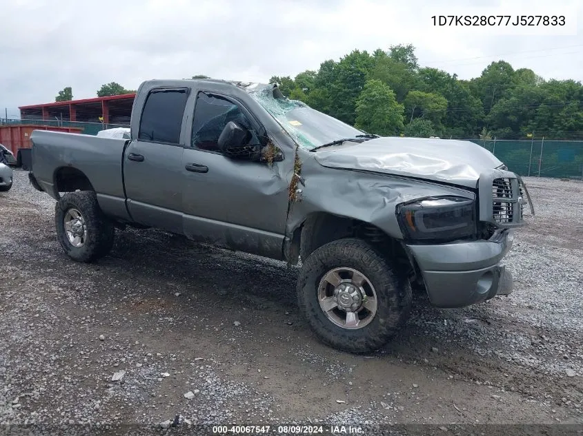 2007 Dodge Ram 2500 Slt/Trx4 Off Road/Sport/Power Wagon VIN: 1D7KS28C77J527833 Lot: 40067547