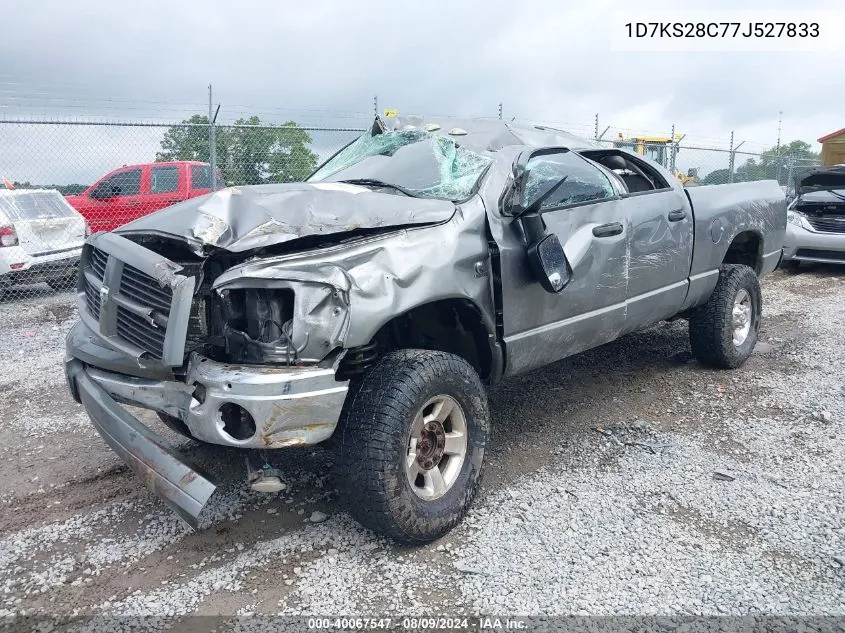 2007 Dodge Ram 2500 Slt/Trx4 Off Road/Sport/Power Wagon VIN: 1D7KS28C77J527833 Lot: 40067547