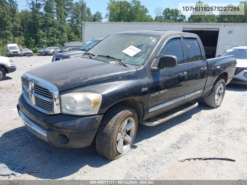 2007 Dodge Ram 1500 Laramie VIN: 1D7HU18257S227286 Lot: 40071121