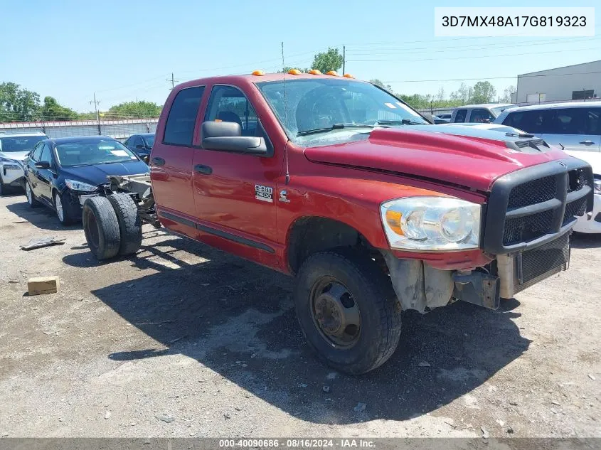 2007 Dodge Ram 3500 Slt/Sport VIN: 3D7MX48A17G819323 Lot: 40090686