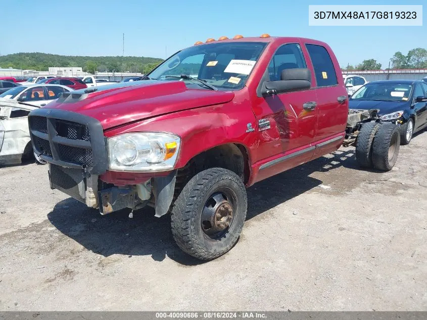 2007 Dodge Ram 3500 Slt/Sport VIN: 3D7MX48A17G819323 Lot: 40090686