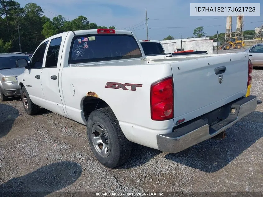 2007 Dodge Ram 1500 St VIN: 1D7HA18217J621723 Lot: 40094623