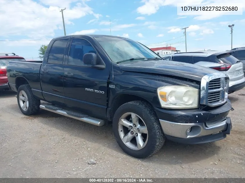 2007 Dodge Ram 1500 Slt/Trx4 Off Road/Sport VIN: 1D7HU18227S252680 Lot: 40128302