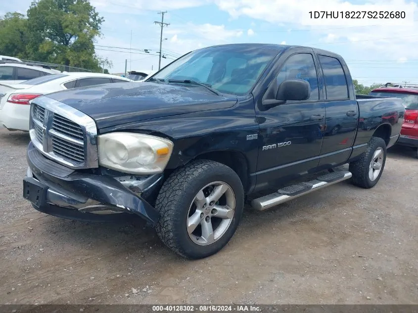 2007 Dodge Ram 1500 Slt/Trx4 Off Road/Sport VIN: 1D7HU18227S252680 Lot: 40128302