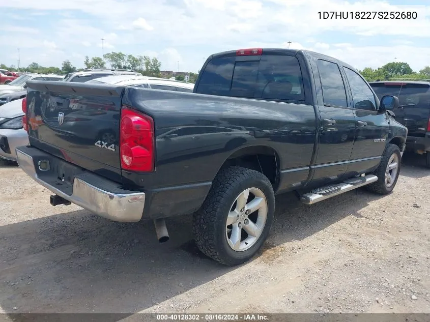 2007 Dodge Ram 1500 Slt/Trx4 Off Road/Sport VIN: 1D7HU18227S252680 Lot: 40128302