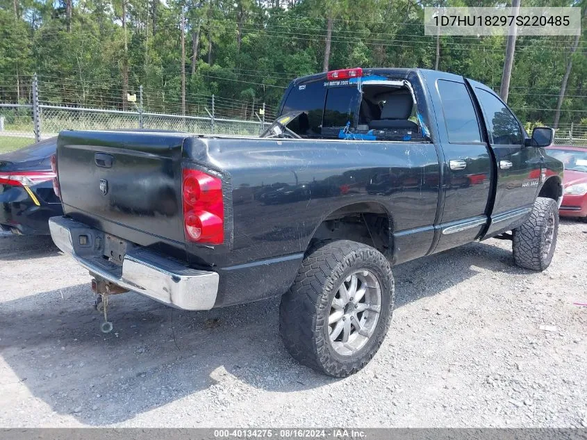 2007 Dodge Ram 1500 Slt/Trx4 Off Road/Sport VIN: 1D7HU18297S220485 Lot: 40134275