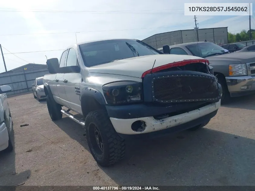 2007 Dodge Ram 2500 St VIN: 1D7KS28D57J545062 Lot: 40137796