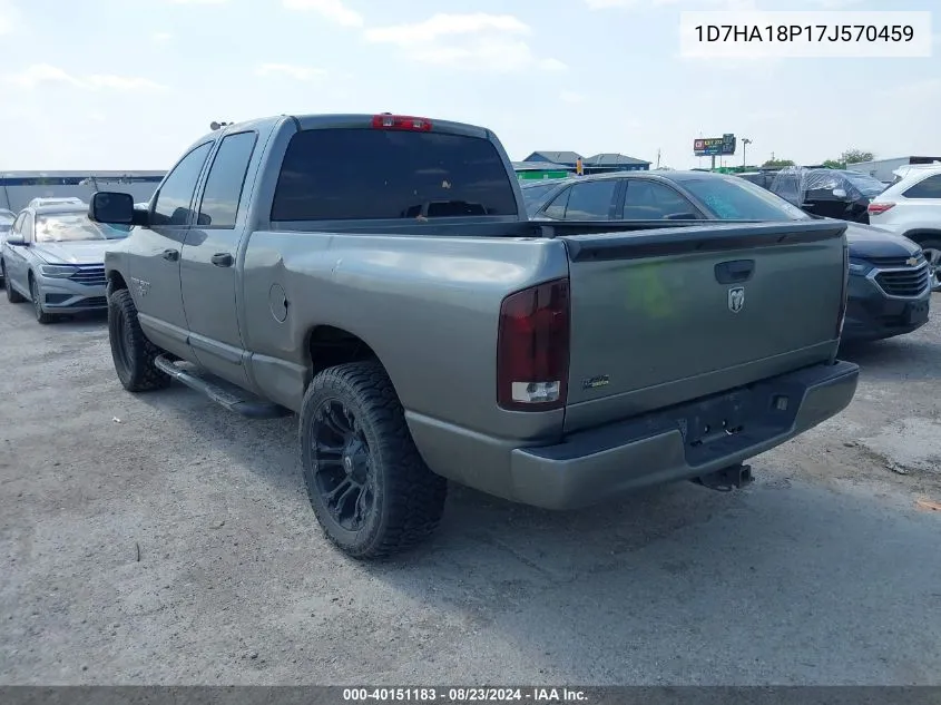 2007 Dodge Ram 1500 Slt VIN: 1D7HA18P17J570459 Lot: 40151183