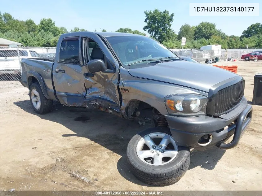 2007 Dodge Ram 1500 Slt/Trx4 Off Road/Sport VIN: 1D7HU18237S140177 Lot: 40172958