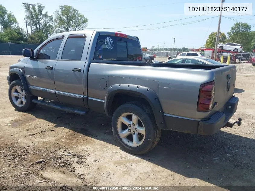 2007 Dodge Ram 1500 Slt/Trx4 Off Road/Sport VIN: 1D7HU18237S140177 Lot: 40172958