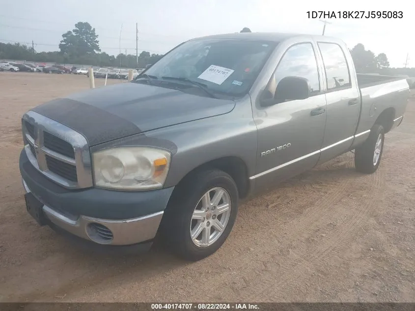 2007 Dodge Ram 1500 St VIN: 1D7HA18K27J595083 Lot: 40174707