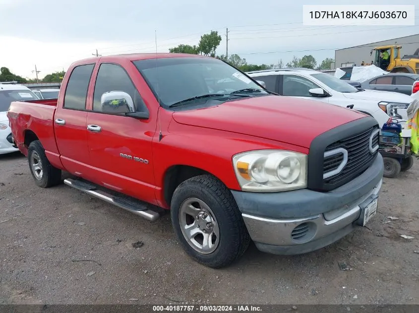 1D7HA18K47J603670 2007 Dodge Ram 1500 St