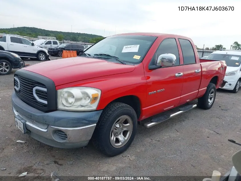 1D7HA18K47J603670 2007 Dodge Ram 1500 St