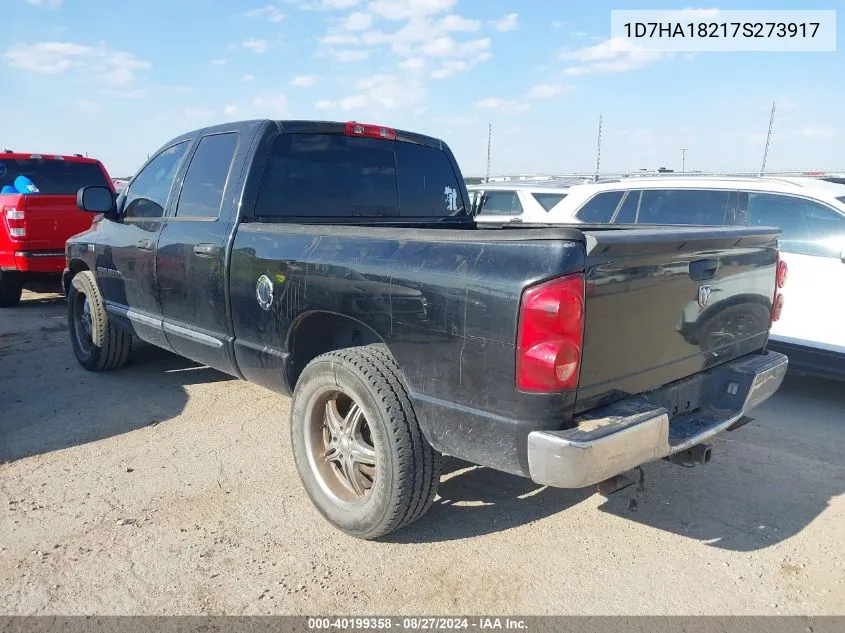 2007 Dodge Ram 1500 Laramie VIN: 1D7HA18217S273917 Lot: 40199358