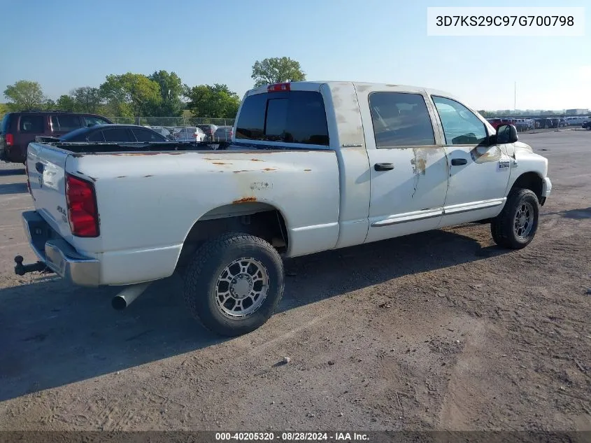 2007 Dodge Ram 2500 Laramie VIN: 3D7KS29C97G700798 Lot: 40205320