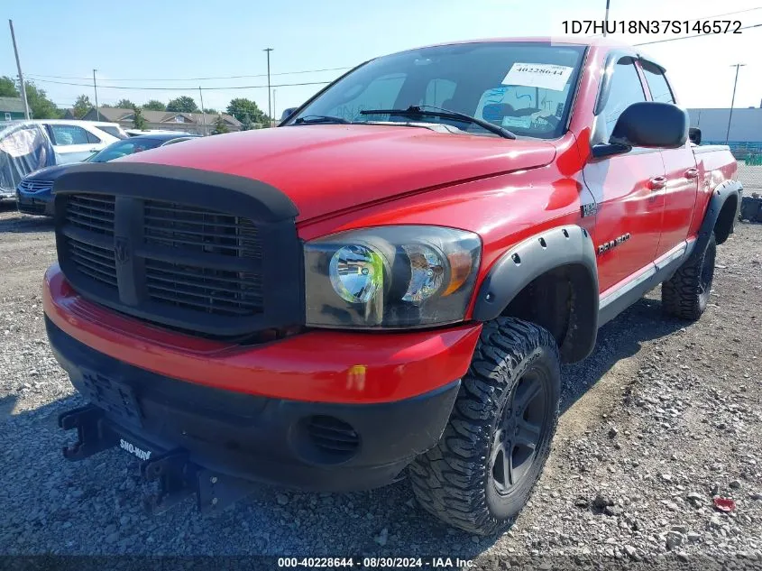 2007 Dodge Ram 1500 Slt/Trx4 Off Road/Sport VIN: 1D7HU18N37S146572 Lot: 40228644