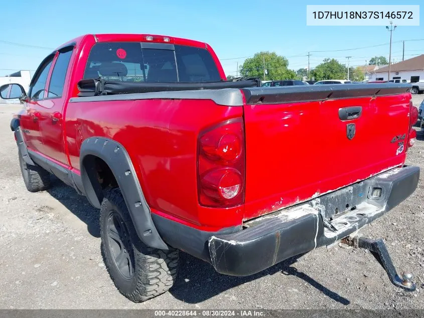 2007 Dodge Ram 1500 Slt/Trx4 Off Road/Sport VIN: 1D7HU18N37S146572 Lot: 40228644