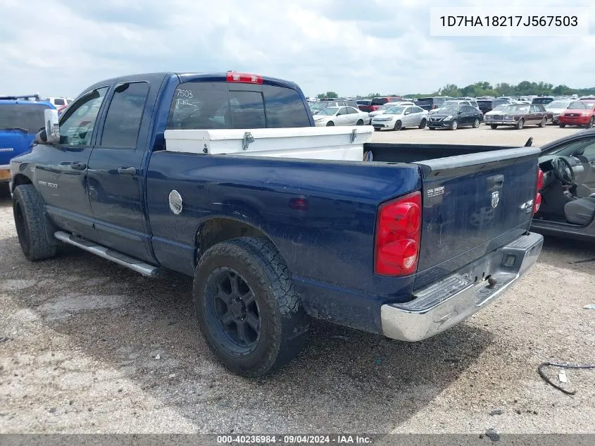 1D7HA18217J567503 2007 Dodge Ram 1500 Slt