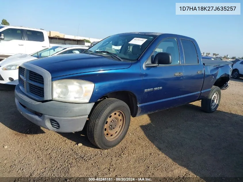 1D7HA18K27J635257 2007 Dodge Ram 1500 St