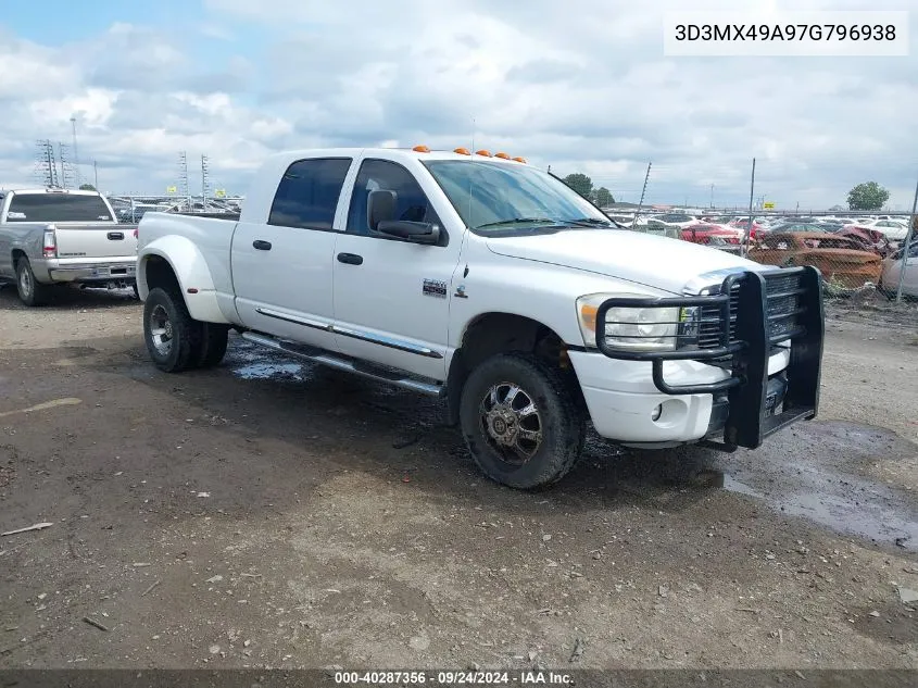 2007 Dodge Ram 3500 Laramie VIN: 3D3MX49A97G796938 Lot: 40287356