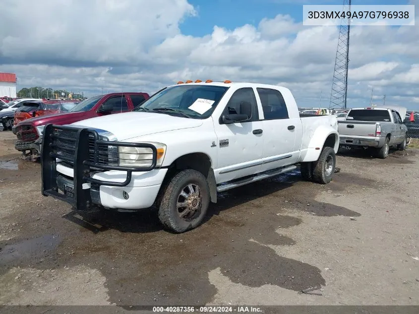 2007 Dodge Ram 3500 Laramie VIN: 3D3MX49A97G796938 Lot: 40287356