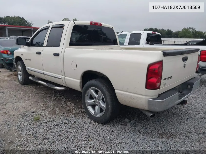 2007 Dodge Ram 1500 Slt VIN: 1D7HA182X7J613569 Lot: 40290768